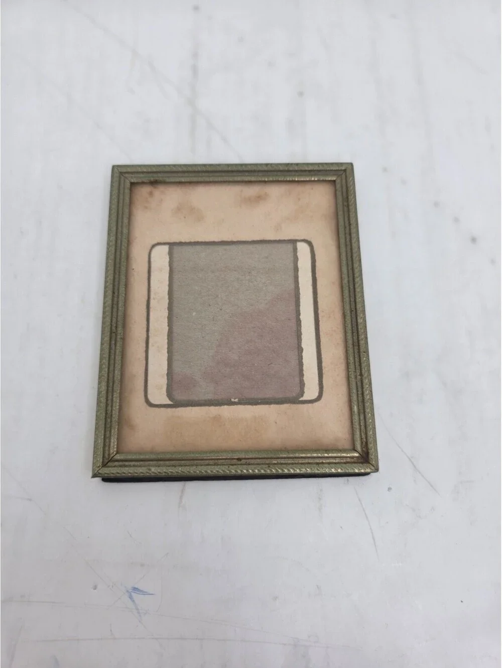 Vintage Antique Frame w/2 mats 4